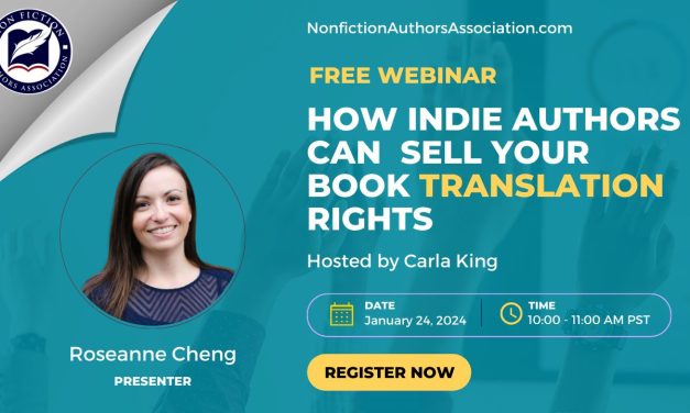 Free Webinar: Roseanne Cheng on how indie authors can sell your translation rights